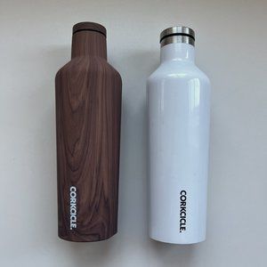 Two Corkcicle Canteen 16 oz Water Bottles